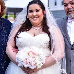 Wedding Veil with beautiful beading